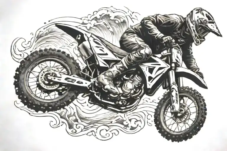 Memorial Piece For Brother W Dirt Bike Jumping