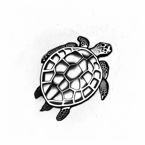 Sea Turtle With Olive Branch With Gemini Withgreek God