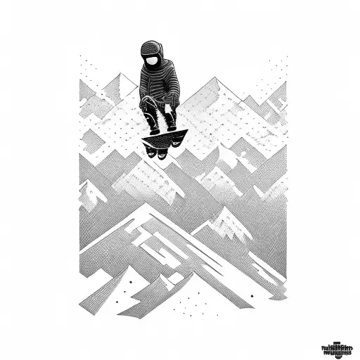 Hip Hop And Snowboarding Fusion