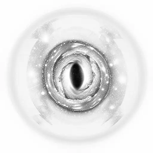 Galaxy With A Black Hole At The Center