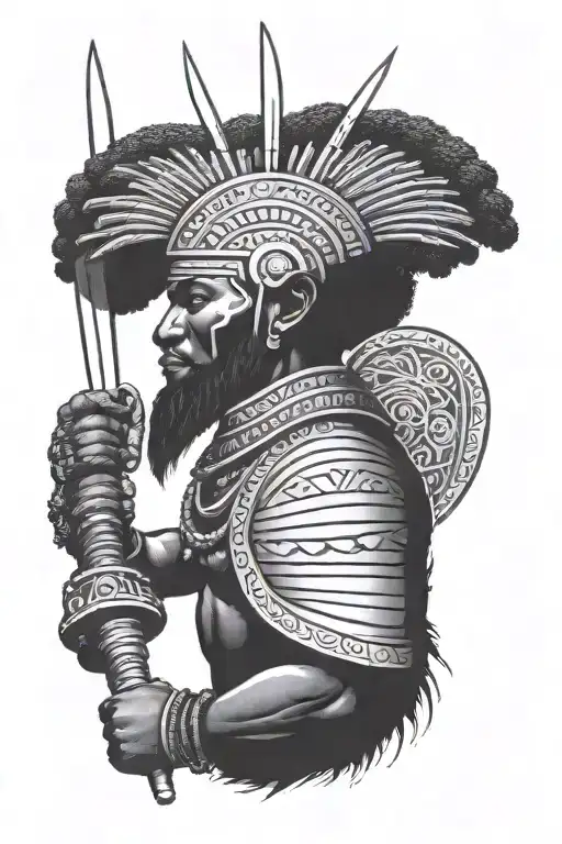 African Warrior Protector