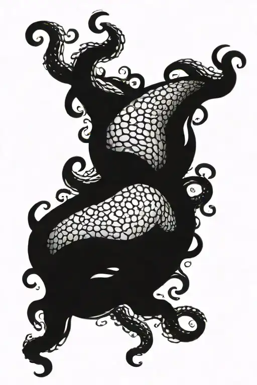 Kraken Wrapping Around Arm