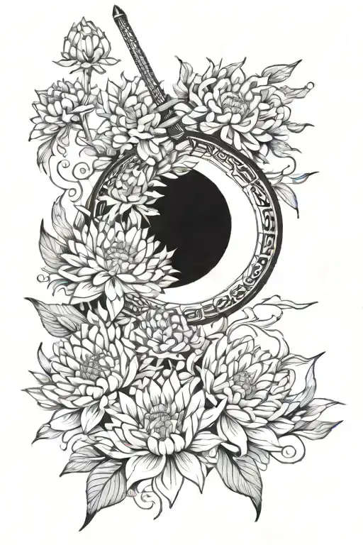 Chrysanthemum Sword Moon