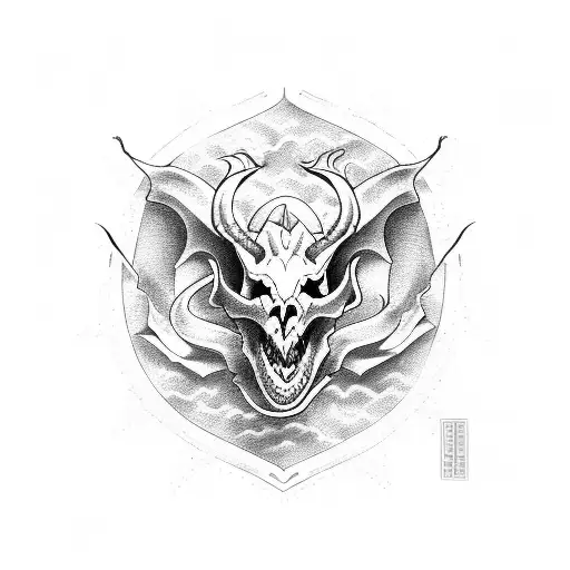 A Dragon Skull