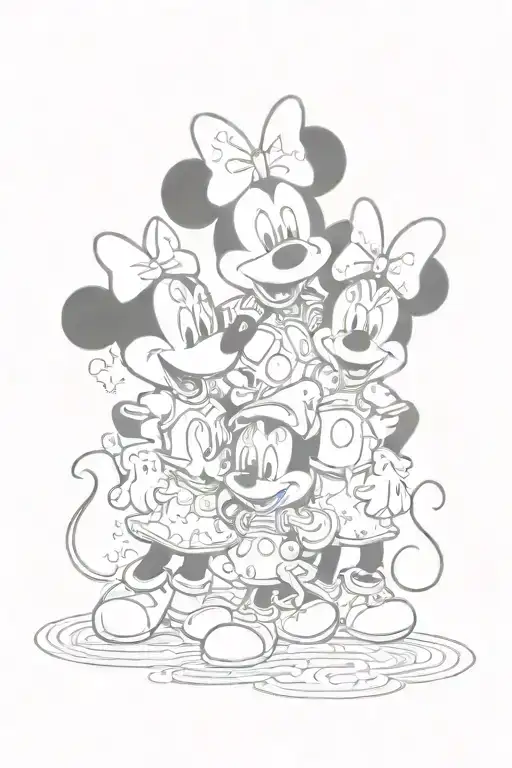 Mickey Minnie And Pluto Disney