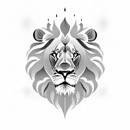 Lion With Laotian Inspiration