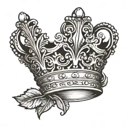 Queen Crown With Quinn Name In The Bottom