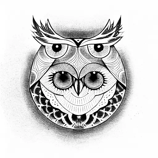 Owl And All Seeing Eye