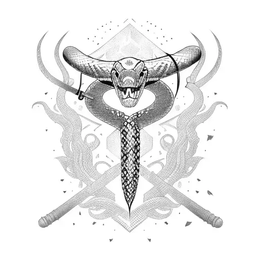 Snake And Sword