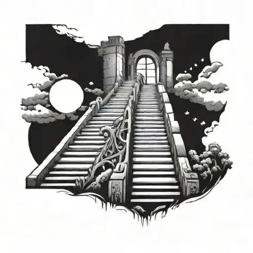 Stairway To Heaven Shining Brightly