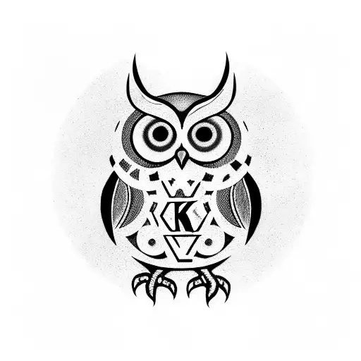 Owl And The Letter K