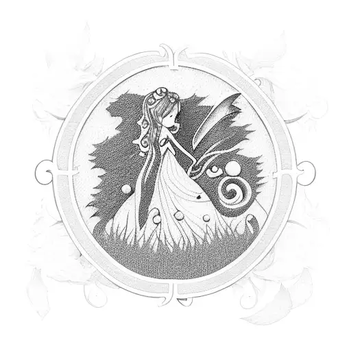 Bakery Logo Transformed Into A Whimsical Fairy Tale Scene