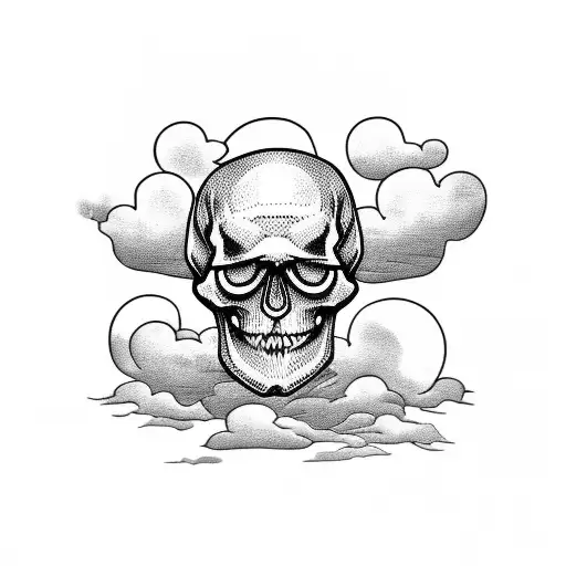 Skull In The Clouds