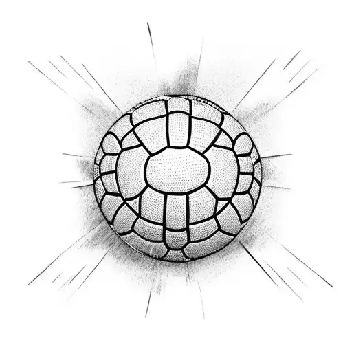 Football Player Kicking A Cross-shaped Ball