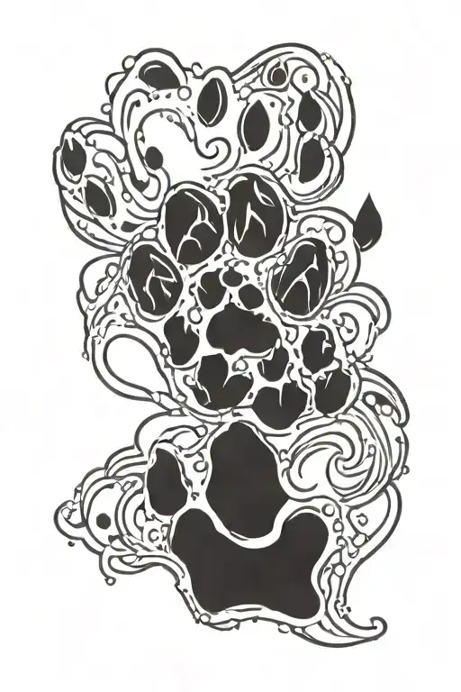 Dog Paw Print