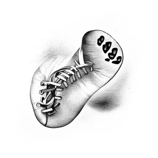 Footprint With The Word Allisha