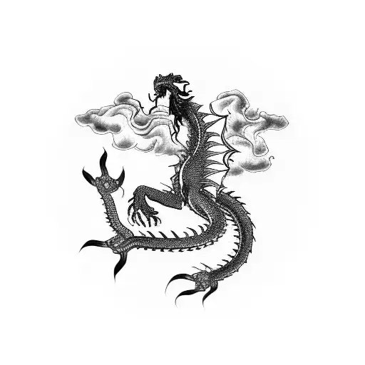 Dragon And Centipede