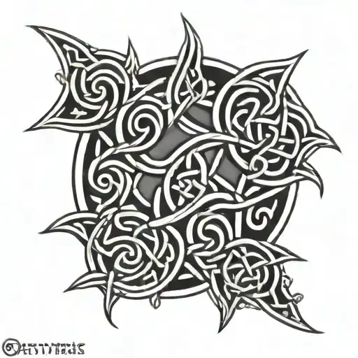 Celtic Pattern With 4