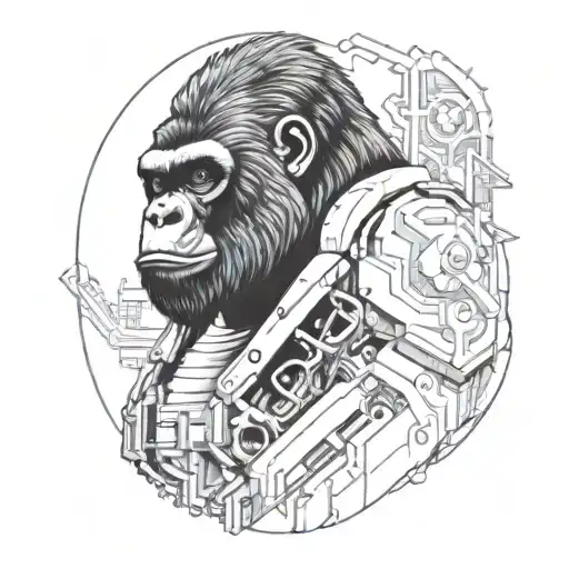 Gorilla Cyberpunk