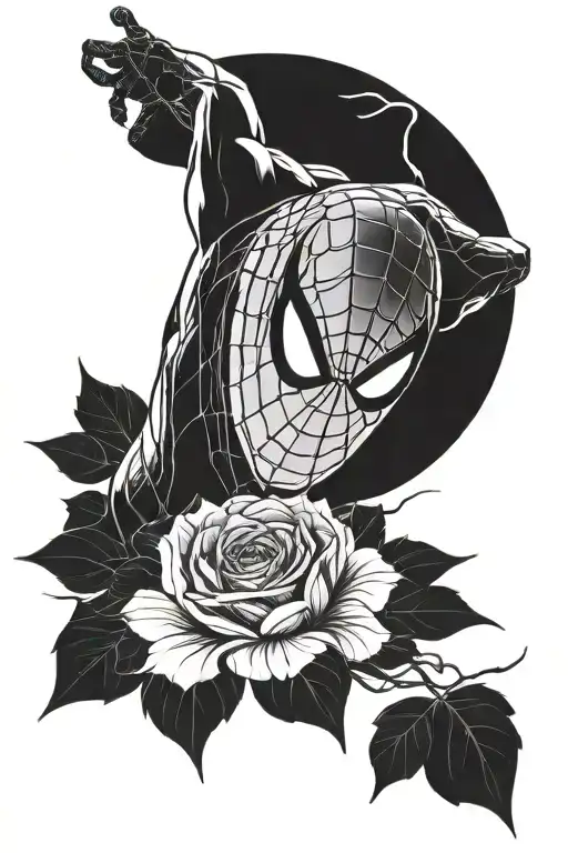 Spider Man With Rose