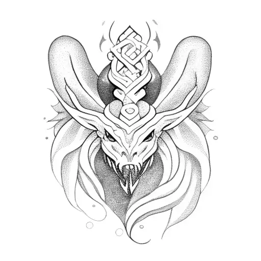 A Mythical Creature Combining Elements Of Different Animals