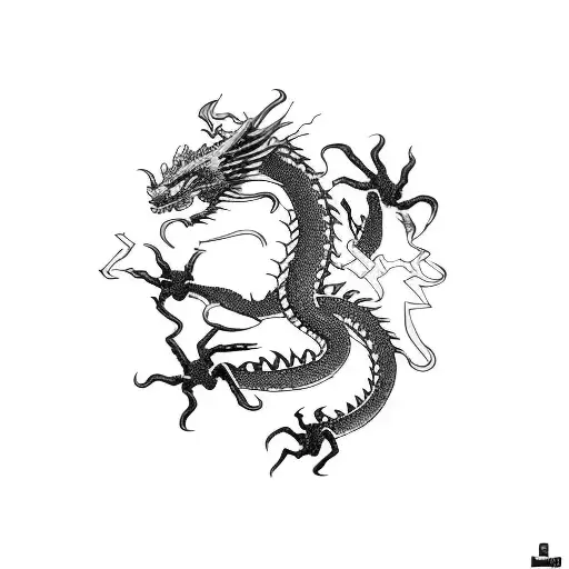 Dragon And Centipede