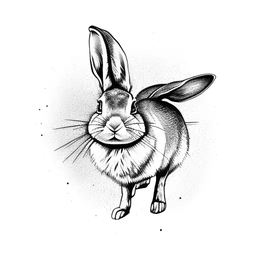 Rabbit Looking Through Sniper