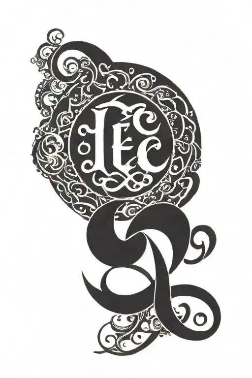 The Word 'Lee' Inside An Infinite Symbol