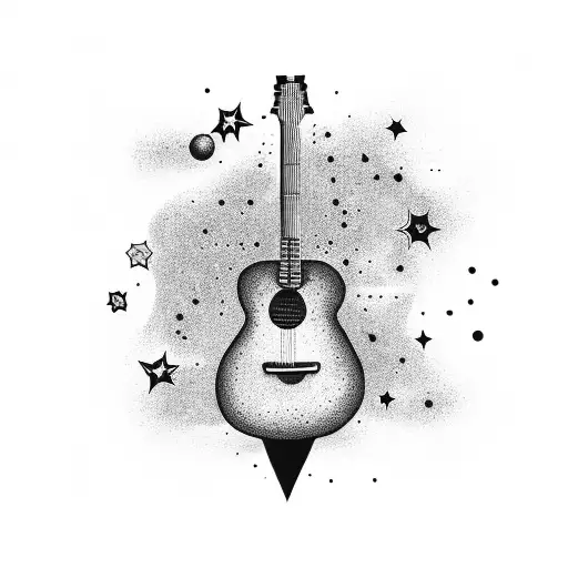 A Guitar Made Of Stars And Galaxies