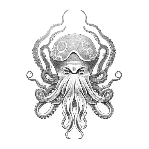 An Octopus With A Hannya Mask