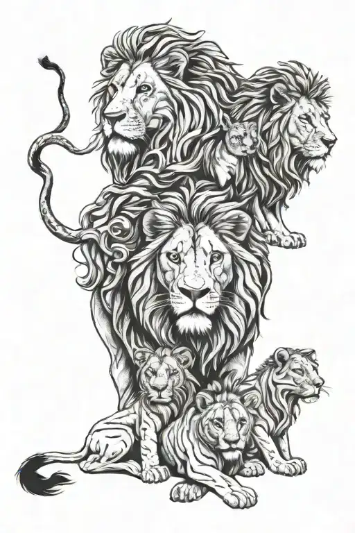 Lion Family Members