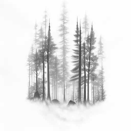 Forest With Star Heaven