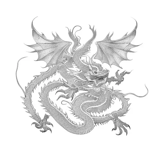 Sant Michel And Dragon