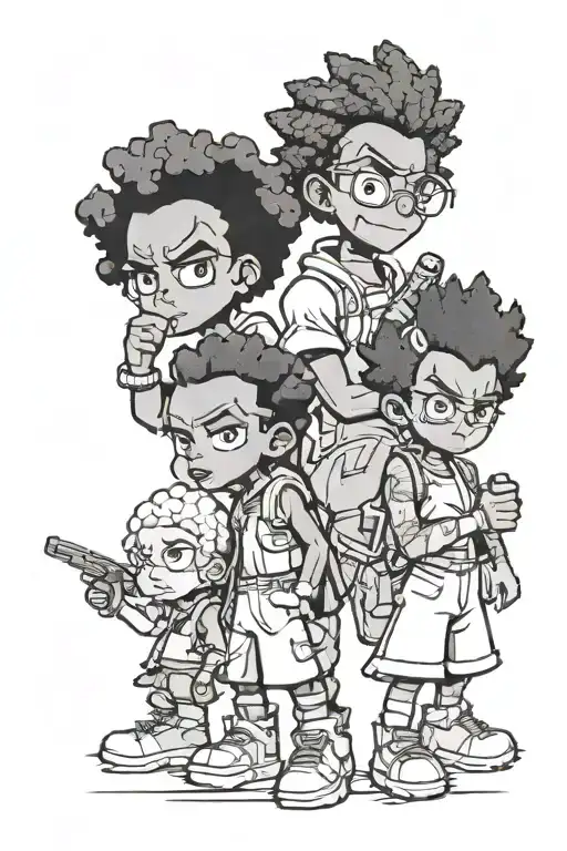 Boondocks Cartoon Characters