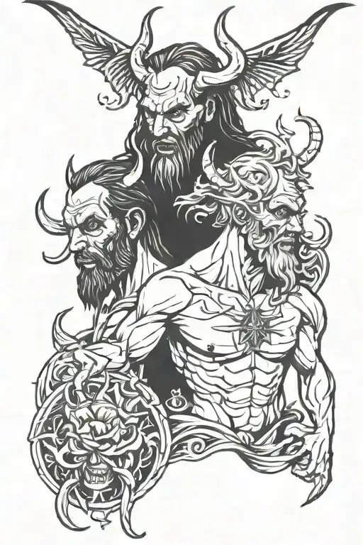 Devil Vs Jesus Christ Back To Back