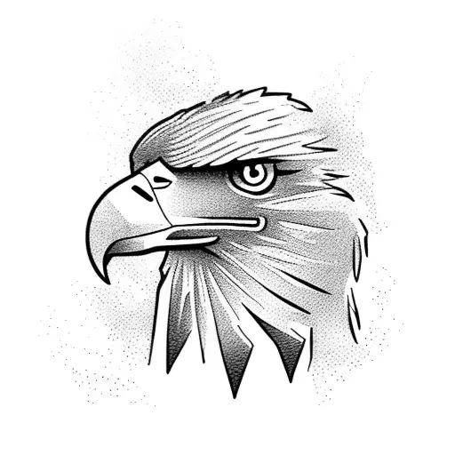 A Powerful Eagle Soaring Through A Stormy Sky