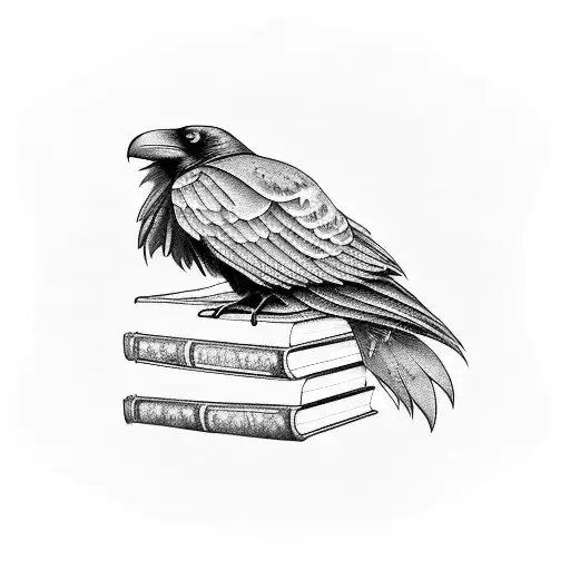 Raven On Books