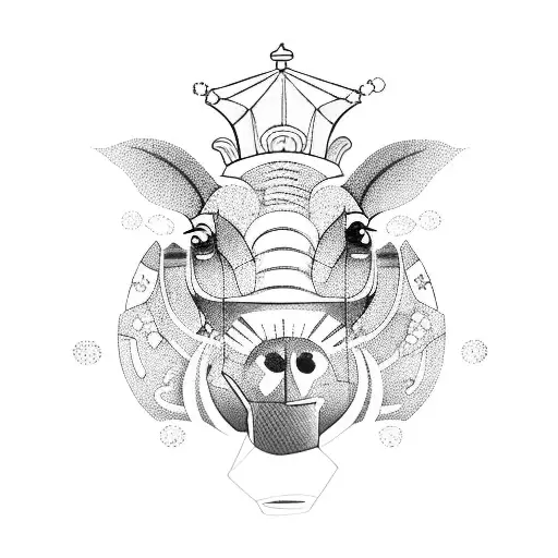 A Whimsical Carousel With Animals Representing Different Hobbies And Interests