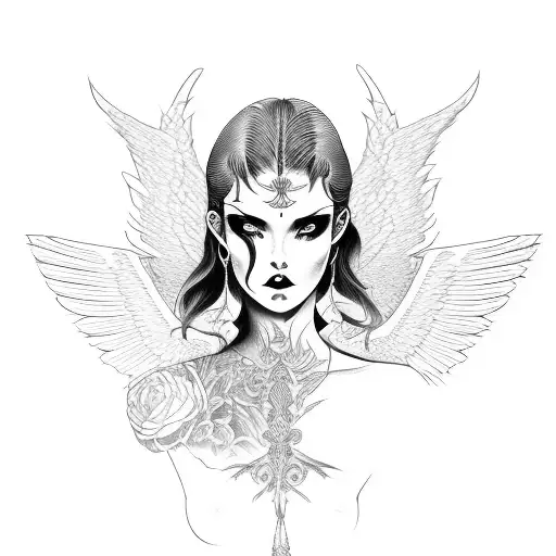 Fallen Angel Full Body Female