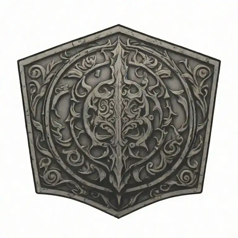 French Warrior Shield