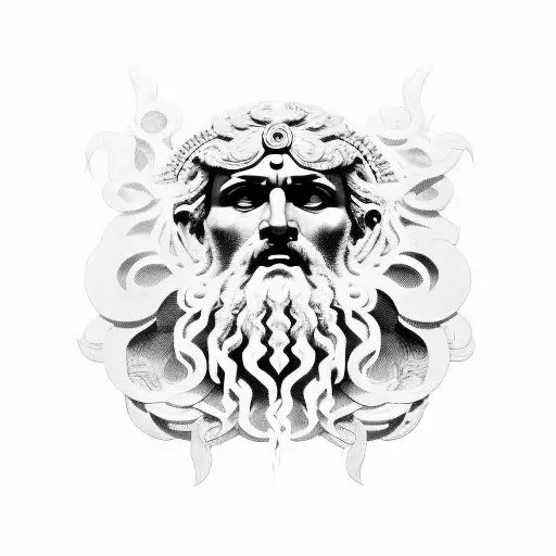 God Roman Zeus Ancient Sleeve