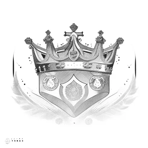 Cristiano Ronaldo Embeded In A Crown