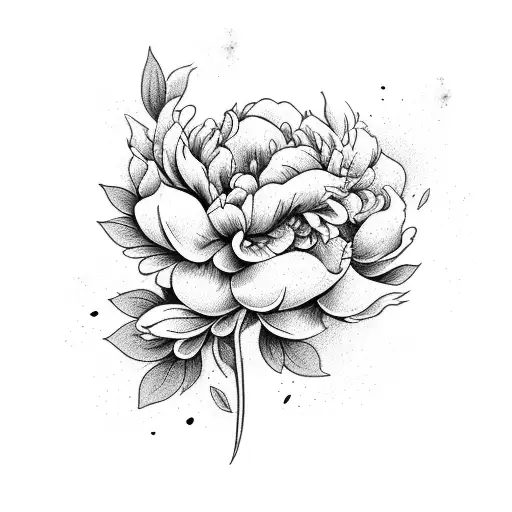 Combine A Peony And A Dagger To Create A Unique Floral Weapon