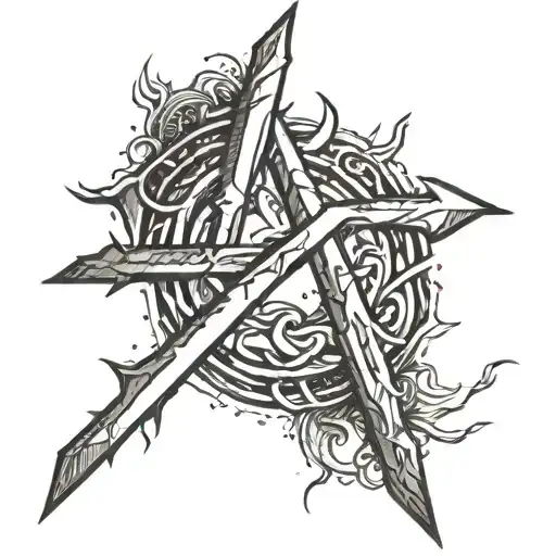 Gungnir Rune Symbolizing Strength