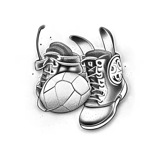 Stitch Wearing Football Boots