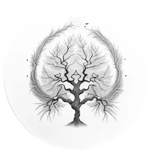 Image Of Tree With Strong Roots And Expanding Branches