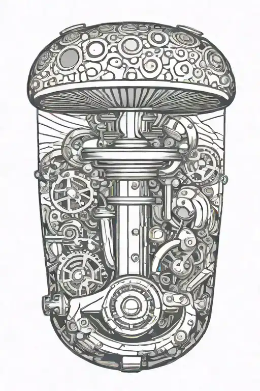 Mushroom Motor Piston