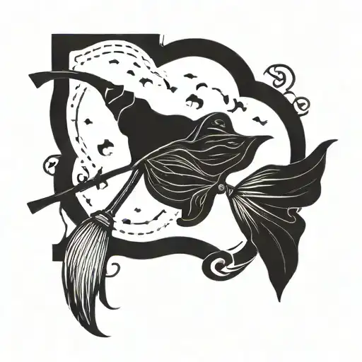 Simple Halloween Broom