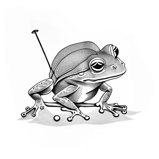 Frog With Umbrella