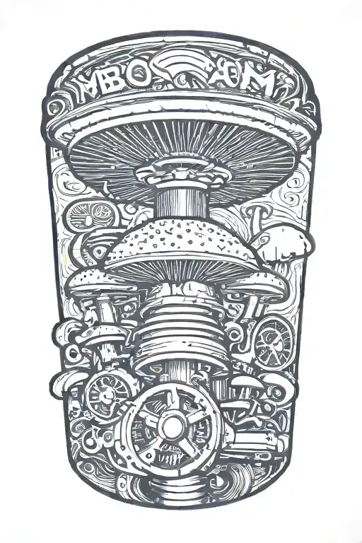 Mushroom Motor Piston